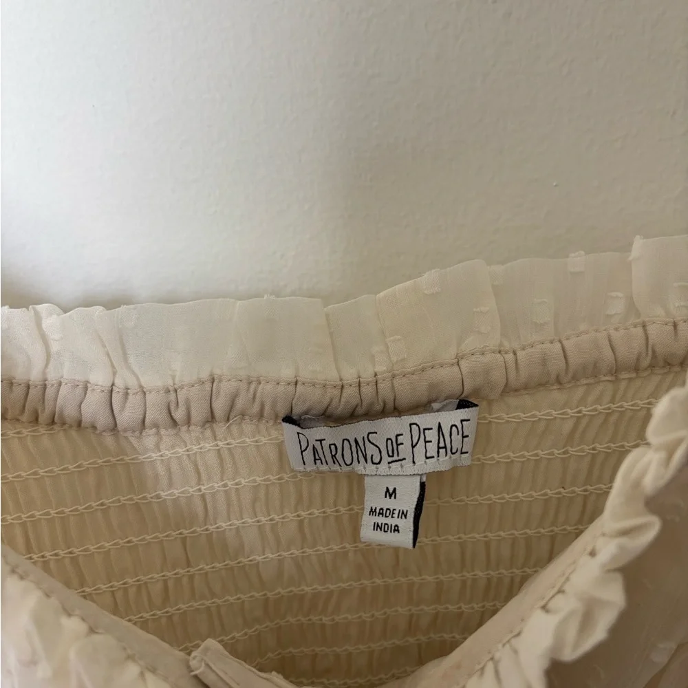 Patrons of Peace Cream Maxi Dress - Picture 4 of 6
